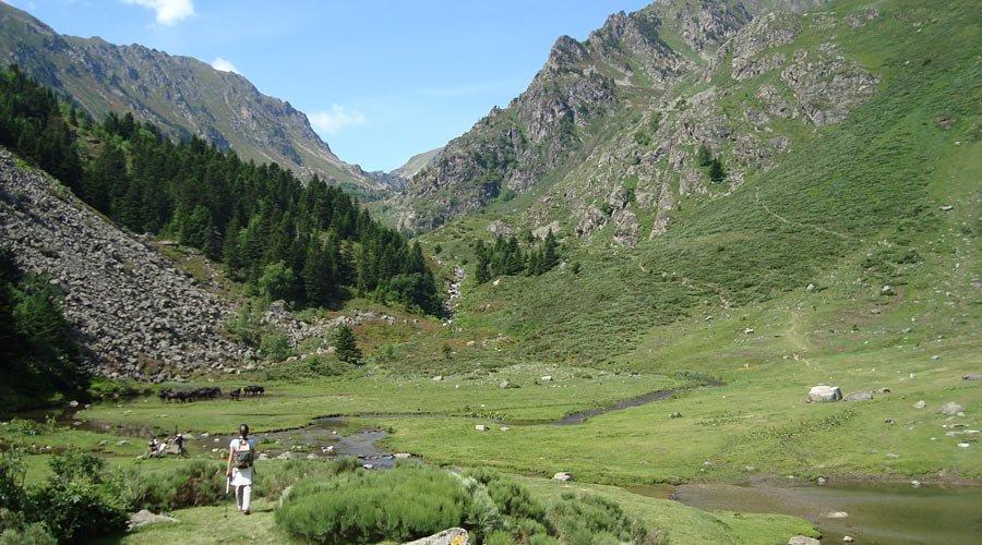 Randonnée à pied en Ariège