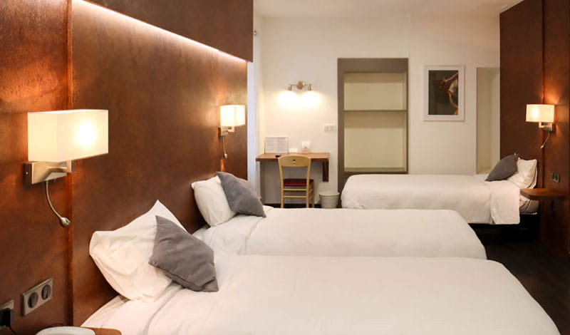 Des chambres spacieuses
